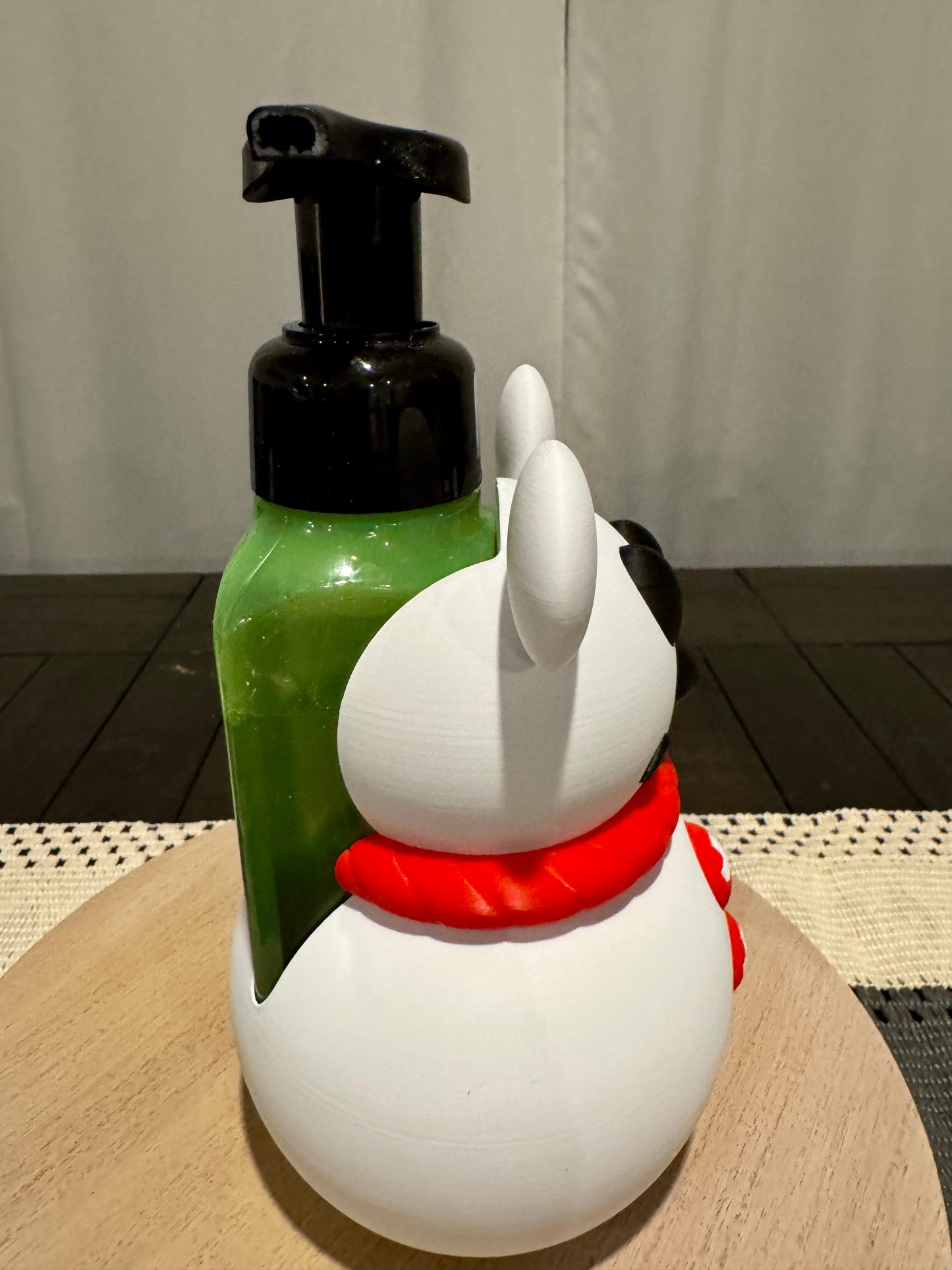 Classic Mouse Ears Snowman Soap Holder