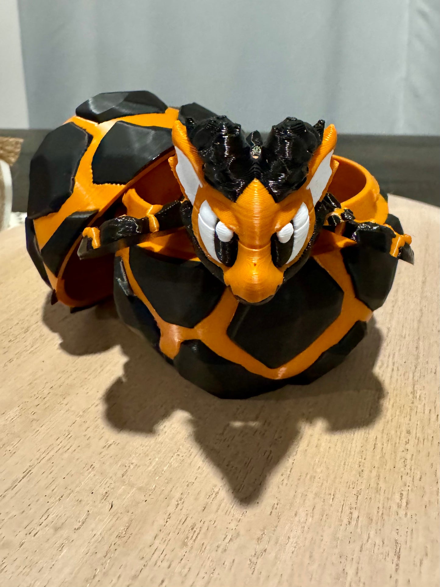 Lava Dragon Egg with Baby Dragon