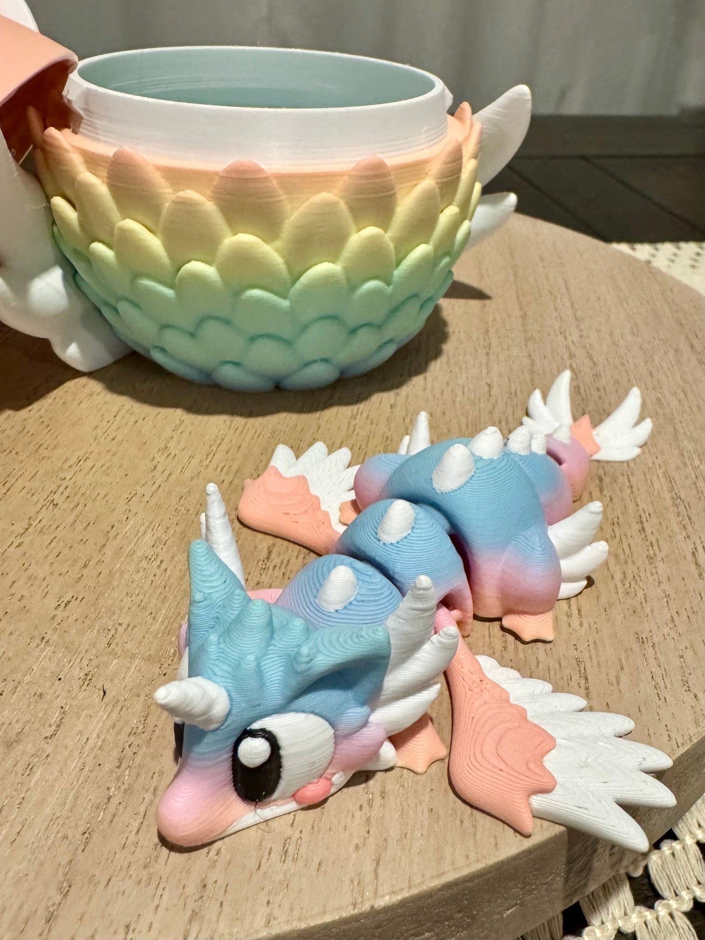 Unicorn Dragon Egg and Baby Dragon